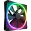 Вентилятор NZXT F140RGB Duo - 140mm Dual-sided RGB Fan - Single Pack (Black) (RF-D14SF-B1) - мініатюра 1