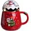 Чашка порцелянова Christmas 400 мл червоний Yiwu FM-CS-41D - мініатюра 1