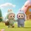 Игрушка-сюрприз Labubu плюшевый брелок Tasty Macarons V1 Лабубу Случайный цвет - миниатюра 3