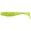 Силікон FishUP Wizzle Shad 2" #055 - Chartreuse/Black (10 шт/уп) - мініатюра 1