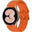 Браслет Galaxy Color для Samsung Galaxy Watch 4 - помаранчевий ширина кріплення 20мм силікон Watchbands (W47-7WB92945911) - мініатюра 1