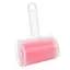 Багаторазовий липкий ролик для чищення одягу Semi Sticky roller for clothes з чохлом, Pink - миниатюра 2