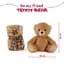 Плед Perletti Toys Teddy Bear з м'якою іграшкою 120x80 см коричневий (P13066) - мініатюра 4