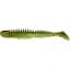 Силикон Reins Bubbling Shad 3" B08 Green Pumpkin Chart Melon (6 шт/уп) - миниатюра 1