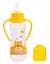 Бутылочка для кормления Baby Team, с ручками и силиконовой соской, 250 мл, желтый (1411_желтый) - миниатюра 2