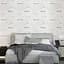Панель стінова 3D Wall Sticker 700х700х4 мм Напис із сріблом SW-00001980 - мініатюра 5