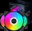 Вентилятор Zezzio ZC-120 SRGB 3-Pack RGB Black (ZC-120 Colorful 3in1) - миниатюра 1