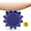 Мяч массажный огурец 4FIZJO Spike Bean 11.5 x 5 см Blue (P-5905973403306) - миниатюра 3