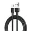 Дата кабель USB 2.0 AM to USB-C 1.0m 2.1A silicone black XO (NB208-TC-1-BK) - мініатюра 1