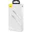 Кабель Baseus Cafule Metal Type-C to Type-C 100W (1m) white (CATJK-C02) - мініатюра 3