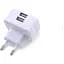 Зарядний пристрій Remax RMT-7188 Moon 2.1A 2 USB 220V White - мініатюра 2