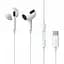 Навушники Baseus Encok Type-C lateral in-ear Wired Earphone C17 NGCR010002 White - мініатюра 3