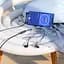 Наушники Hoco M86 Oceanic universal earphones with mic с плоским кабелем черные - миниатюра 6