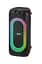 Портативна музична Bluetooth колонка з караоке мікрофоном NDR-717 50 W з LED-підсвіткою і 2 бездротовими мікрофонами - мініатюра 2
