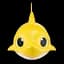 Інтерактивна іграшка для ванни Robo Alive Junior Baby Shark, жовтий (25282Y) - мініатюра 2