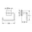 Тримач туалетного паперу Grohe QuickFix Start Cube 40978000 Хром - мініатюра 2