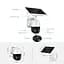 Вулична відеокамера з сонячною панеллю XPRO Wi-Fi Solar Camera ICSEE 3MP FHD-Contains SIX 18650 batteries 12 (MER-15335_2532) - мініатюра 5