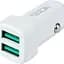 Автомобільний зарядний пристрій Ridea RCC-21112 Grand 12W USB - microUSB 2USB 2.4 A White - мініатюра 1