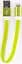 Кабель Dengos PLS-L-SHRT-PLSK Flat Lightning Cable 0.2m Green - миниатюра 1