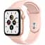 Смарт-годинник Apple Watch SE GPS 44 mm Gold спортивний ремінець рожевий пісок (Grade C) Seller Refurbished - мініатюра 1
