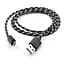 Дата кабель USB 2.0 AM to Micro 5P 2color nylon 1m black Vinga (VCPDCMBN31BK) - мініатюра 3