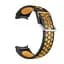 Браслет Galaxy Uniq для Samsung Galaxy Watch 6 Classic 43mm 6 Classic 47mm - чорно-жовтий ширина кріплення 20мм силікон Watchbands (W40-5WB61005825) - мініатюра 3