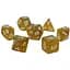 Набір кубиків Glitter 7 Dice Set - Gold , 7 шт. (g7dglit02) - мініатюра 1