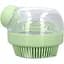 Щітка силіконова масажна Semi Cleaning Device з дозатором, Green для миття тварин - мініатюра 1