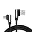 Дата кабель USB 2.0 AM to Micro 5P 1.0m Premium black REAL-EL (EL123500031) - мініатюра 1