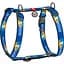 Шлея для собак Waudog Nylon Прапор, H-подібна, анатомічна, М (40-70х50-80х2 см), синій (5150-0229) - мініатюра 1