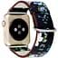 Кожаный ремешок Primo Blue Flower для Apple Watch 38 мм, 40 мм, 41 мм размер S - миниатюра 1