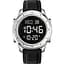 Skmei 1864LSIBK Silver-Black Leather - миниатюра 1
