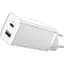 Зарядний пристрій Baseus GaN2 Lite Quick Charger C+U 65W EU white (CCGAN2L-B02) - мініатюра 1