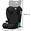 Автокрісло Kinderkraft Junior Fix 2 i-Size Graphite Black чорне KCJUFI20BLK0000 (00-00305198) - мініатюра 9