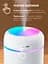 Портативний світлодіодний ультразвуковий зволожувач повітря Humidifier H2O 300 мл Сірий - мініатюра 2