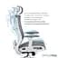 Офісне крісло OfficePro Balance OC620-W-DG-DG (OC620-W-DG-DG) - мініатюра 13