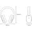Бездротові навушники Baseus Bowie H1 Noise-Cancellation Wireless Headphones NGTW230202 Creamy-White - мініатюра 9
