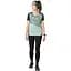 Футболка женская Dynafit Alpine 2 W S/S Tee S Черный-Зеленый - миниатюра 2
