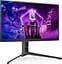 TFT 27" AOC AGON AG274QS, QHD, IPS, 300Гц, 1мс, 2x HDMI, 2x DP, USB-hub, HAS, Pivot, колонки, чорний - мініатюра 2