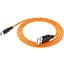 USB Cable Hoco X21 Silicone Type-C Black/Orange 1m - мініатюра 4