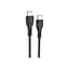 Дата кабель USB-C to USB-C 1.0m 60W Triumph BX51 black BOROFONE (6931474751669) - мініатюра 1