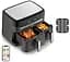 Аерогриль Tefal Dual EasyFry & Grill AirFryer чорний 2700 Вт (EY905B10) - мініатюра 12