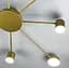 Стельовий LED світильник золотистого кольору Line.F DE 34/8 GD - мініатюра 2