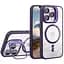 Чохол із підставкою MagSafe TPU PC Metal Stand Case Apple iPhone 14 Pro Dark Purple - мініатюра 1