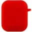 Футляр із карабіном Fashion Silicone Case Airpods 1/Airpods 2 Red (35263_3345613) - мініатюра 1