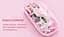 Компьютерная мышь T-WOLF X11 беспроводная бесшумная с аккумулятором 2,4G+Bluetooth Pink - миниатюра 2
