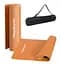 Килимок для йоги та фітнесу Power System PS-4014 PVC Fitness-Yoga Mat Orange (173x61x0.6) (PS-4014_Orange) - мініатюра 1