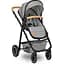 Універсальна коляска 2 в 1 Lionelo Amber 2 Grey Stone, світло-сіра (LO-AMBER GREY STONE (2in1)) - мініатюра 2