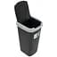 Мусорник Prosperplast Compacta Q с крышкой 25 л черно-серый (60833-429) - миниатюра 2