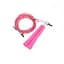 Скакалка скоростная MS 3765(Pink) 290 см, ручка пластик, веревка резина+металл - миниатюра 1